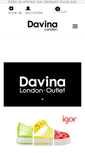 Mobile Screenshot of davinashoes.co.uk